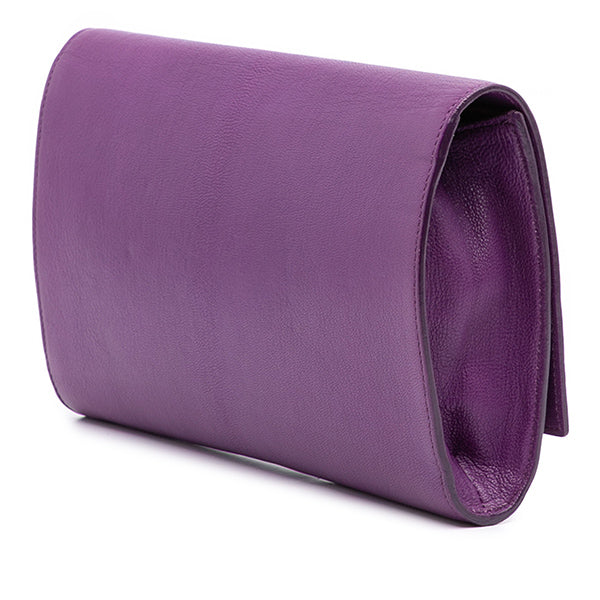 Large Leather Belle de Jour Clutch