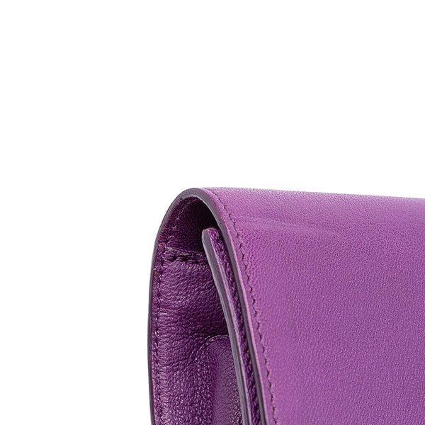 Large Leather Belle de Jour Clutch