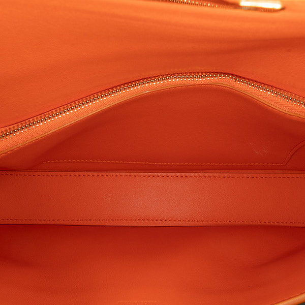 Leather Triomphe Chain Shoulder Bag
