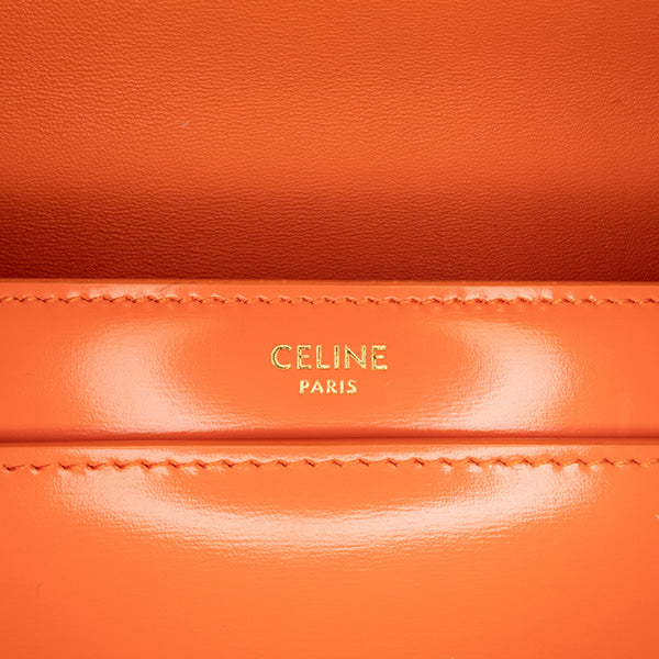 Leather Triomphe Chain Shoulder Bag