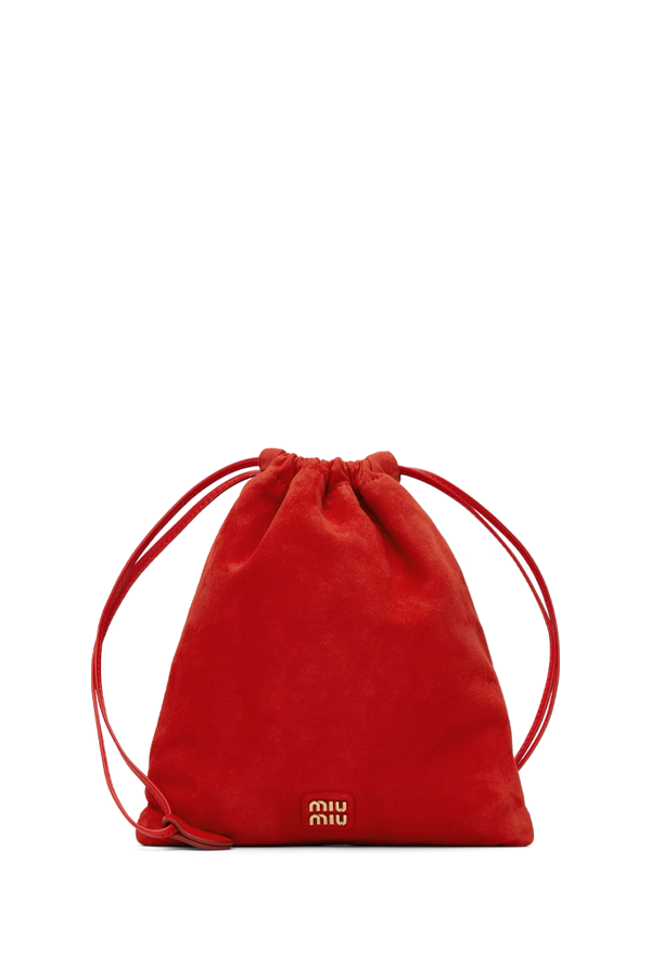 Drawstring Camoscio Pochette