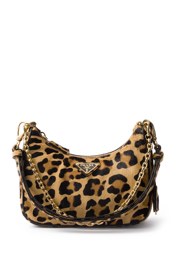 Re-Edition Pony Hair Shoulder Bag
