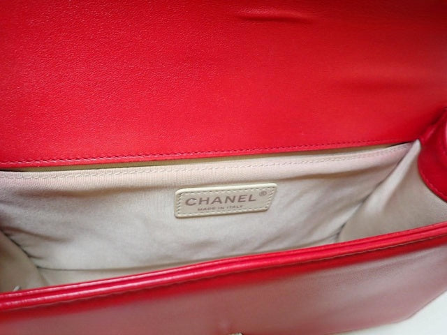 Perforated Boy Bag on Chain