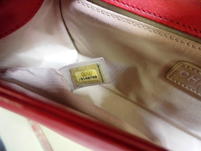 Perforated Boy Bag on Chain