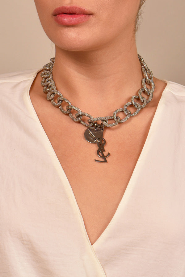 Monogram Link Necklace