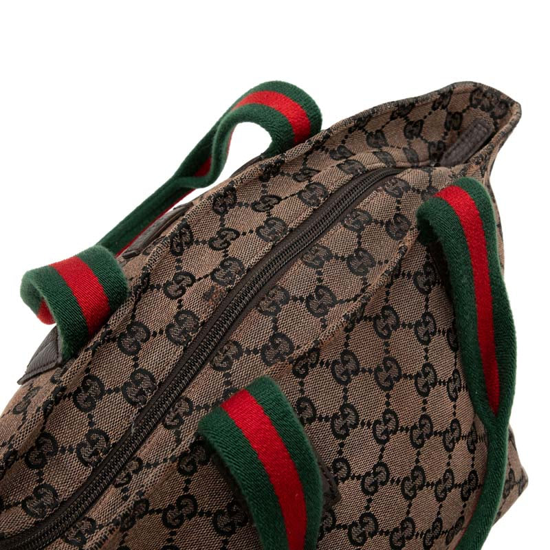 GG Canvas Web Tote