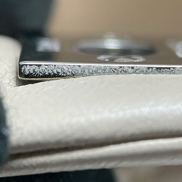 Medium Classic Lambskin Camellia Stitched Double Flap