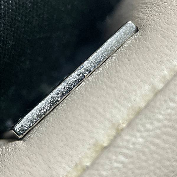 Medium Classic Lambskin Camellia Stitched Double Flap