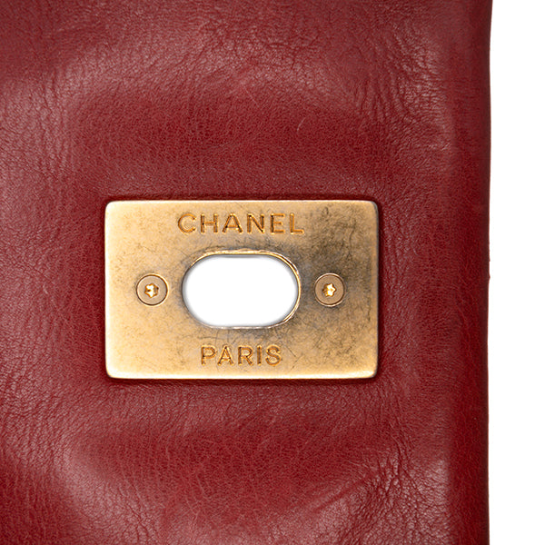 CC Quilted Calfskin Ultimate Stitch Retro Chain Flap