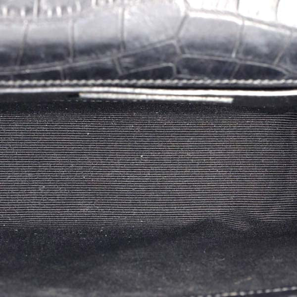 Crocodile Embossed Medium Sunset Bag