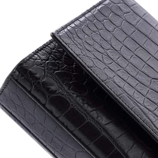 Crocodile Embossed Medium Sunset Bag
