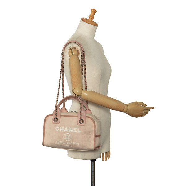 Small Canvas Deauville Bowling Bag