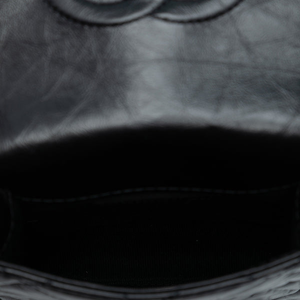 Mini Aged Calfskin City School Flap