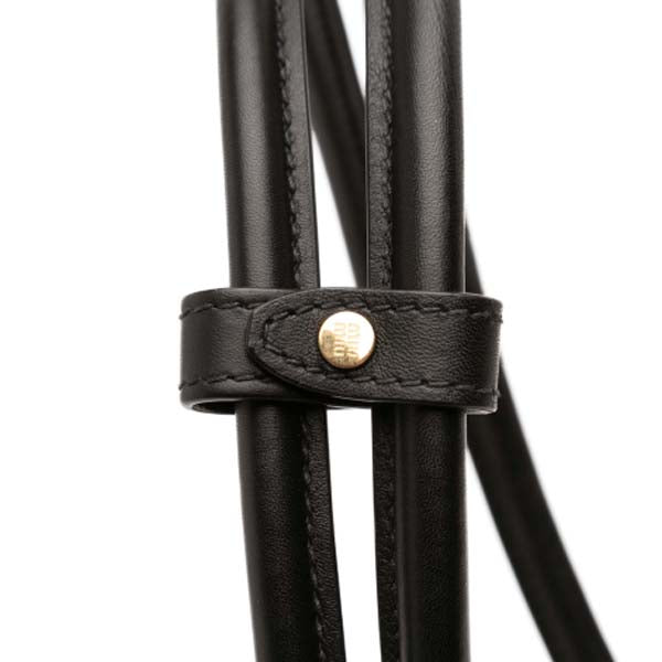Logo-Embossed Zipped Shoulder Bag