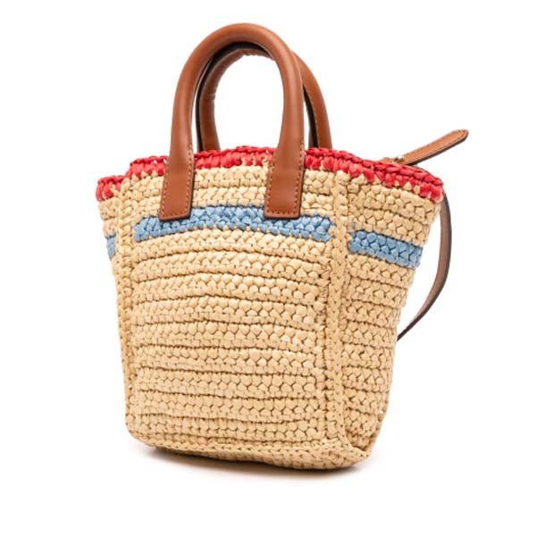 Mini Raffia Soft Sunshine Shopper Tote