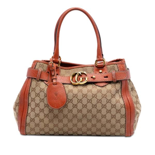 GG Canvas Running Tote