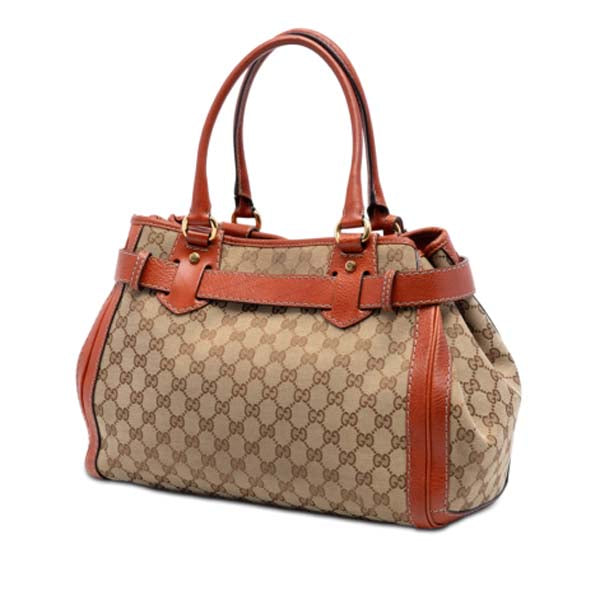 GG Canvas Running Tote