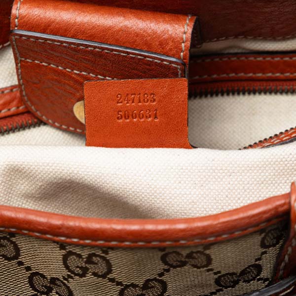 GG Canvas Running Tote