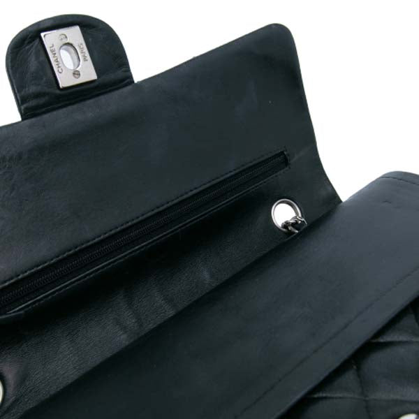 Classic Medium Lambskin Double Flap Bag