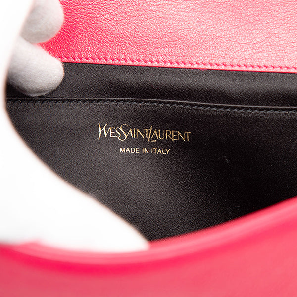 Large Leather Belle De Jour Clutch