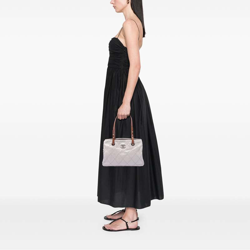 Glazed Calfskin On the Road Tote