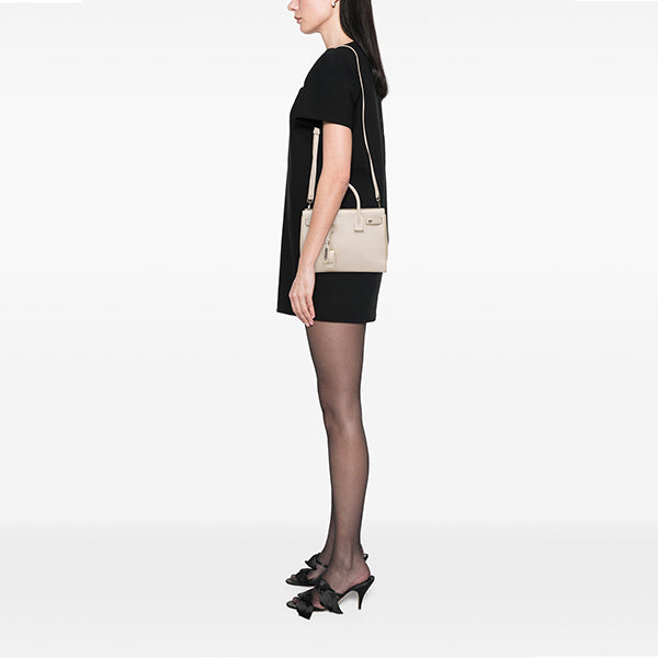 Baby Grained Calfskin Sac de Jour Satchel