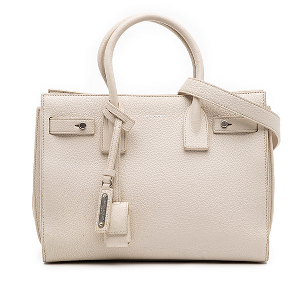 Baby Grained Calfskin Sac de Jour Satchel