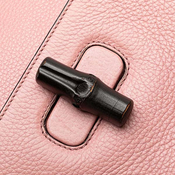 Medium Calfskin Bamboo Daily Satchel