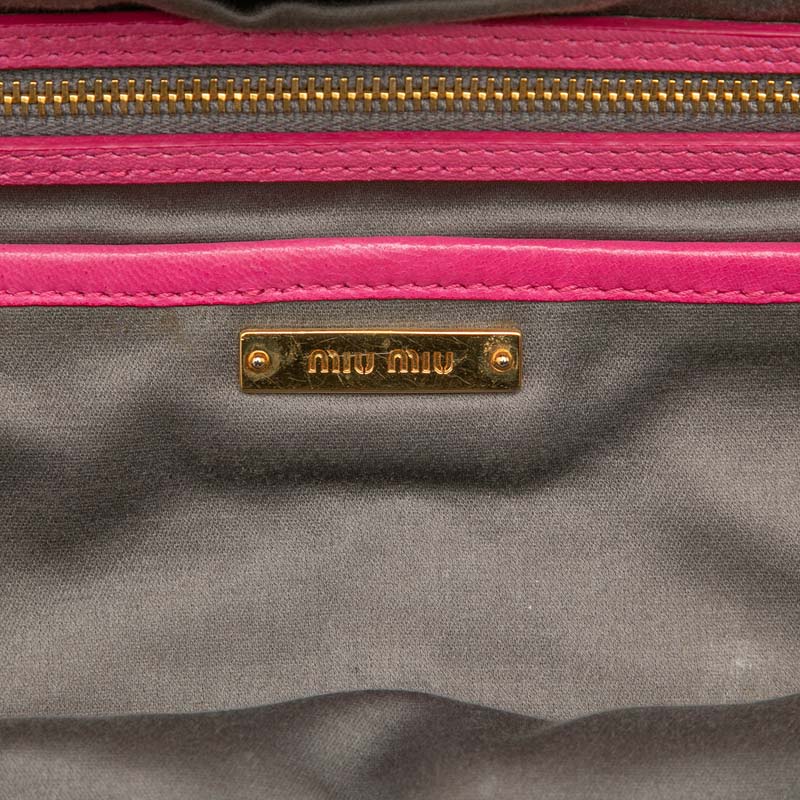 Pleated Nappa Frame Clutch