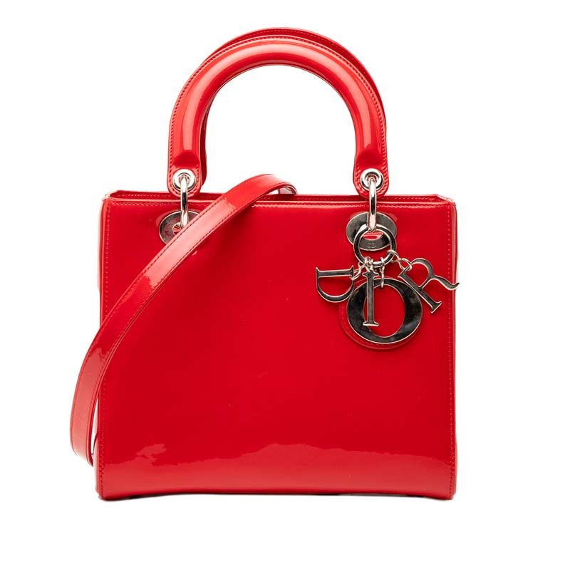 Medium Patent Leather Lady Dior