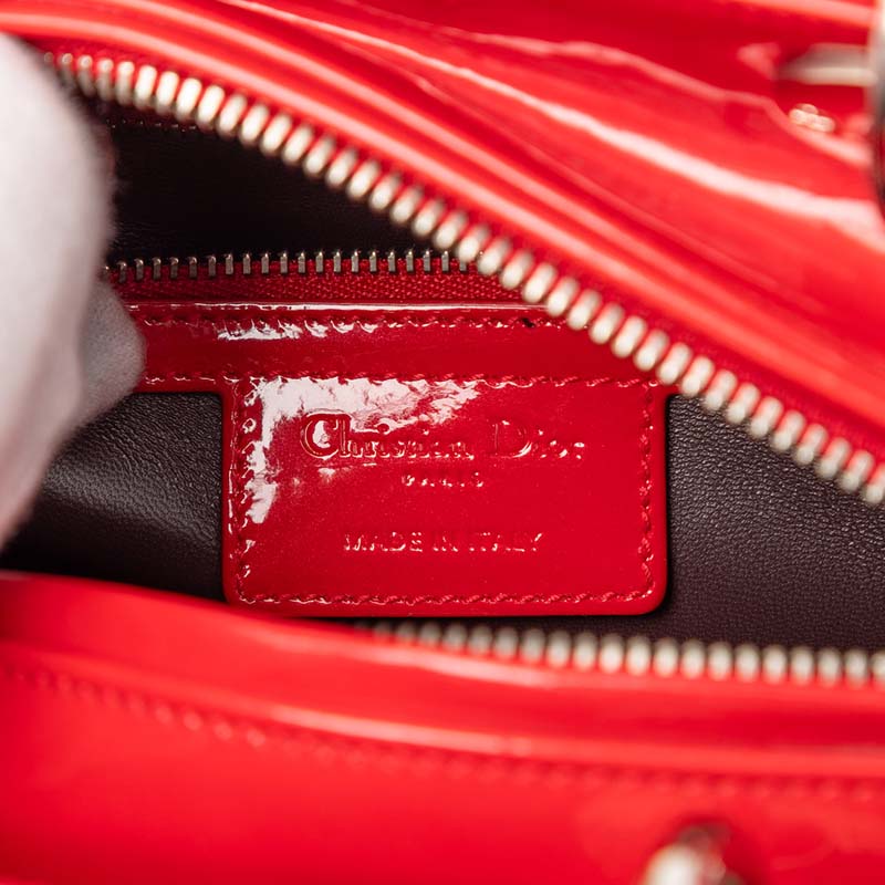 Medium Patent Leather Lady Dior