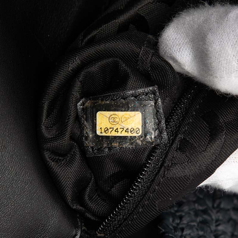 CC Raffia Flap Bag