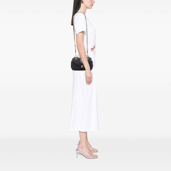 CC Raffia Crossbody