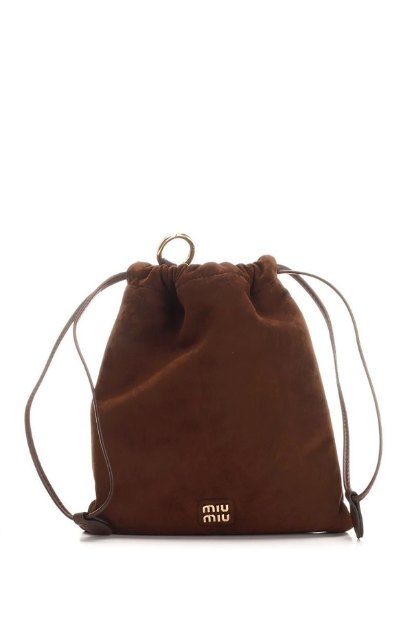 Drawstring Camoscio Pochette