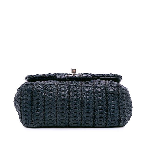 Paris Seoul Mini Crochet Lambskin Single Flap