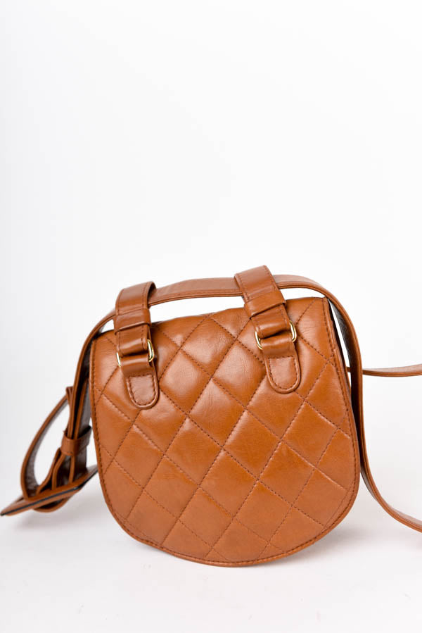 1990s Quilted Caviar Leather Belt Bag