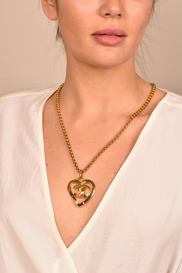 CC Heart Necklace