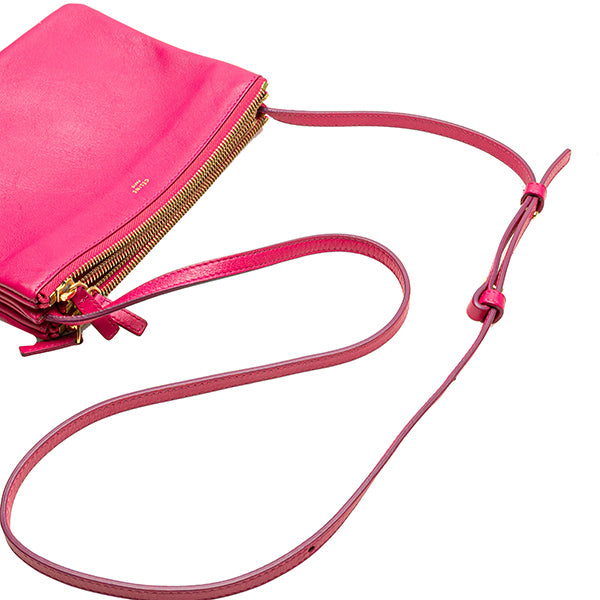 Small Lambskin Trio Crossbody