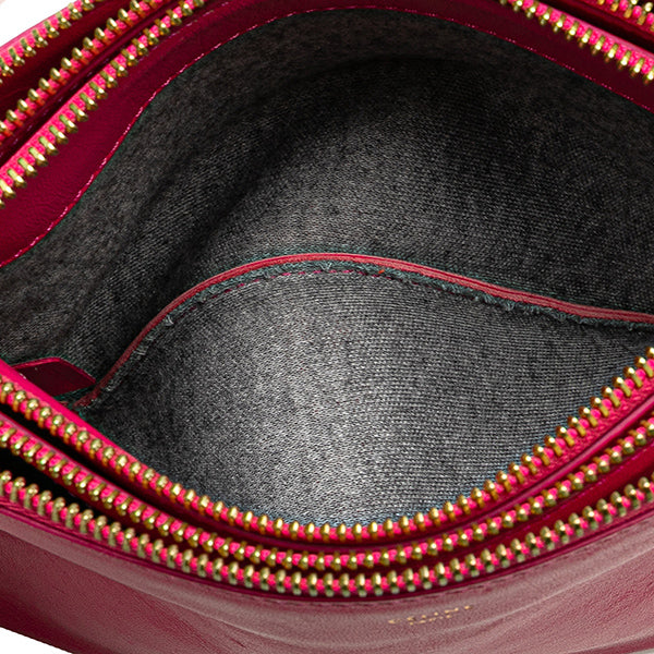 Small Lambskin Trio Crossbody