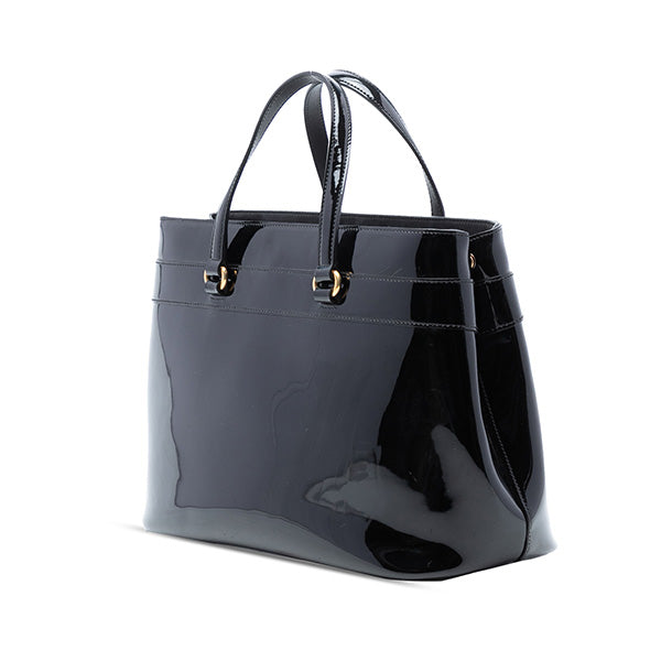 Patent Bright Bit Satchel