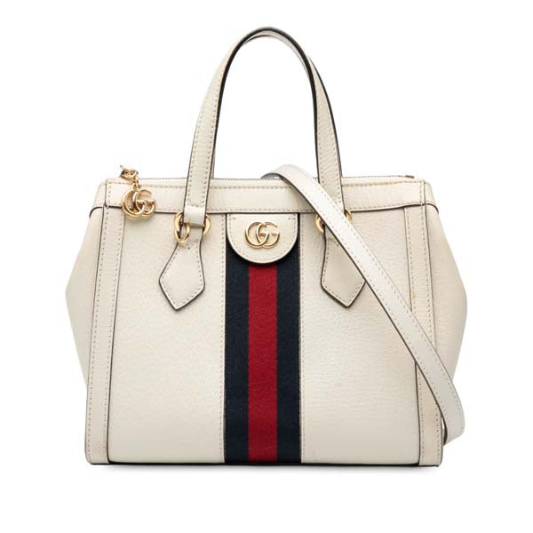 Leather Web Ophidia Satchel