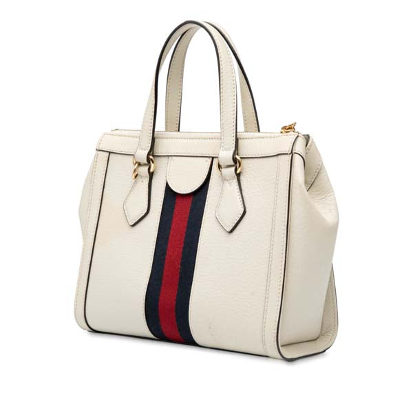 Leather Web Ophidia Satchel