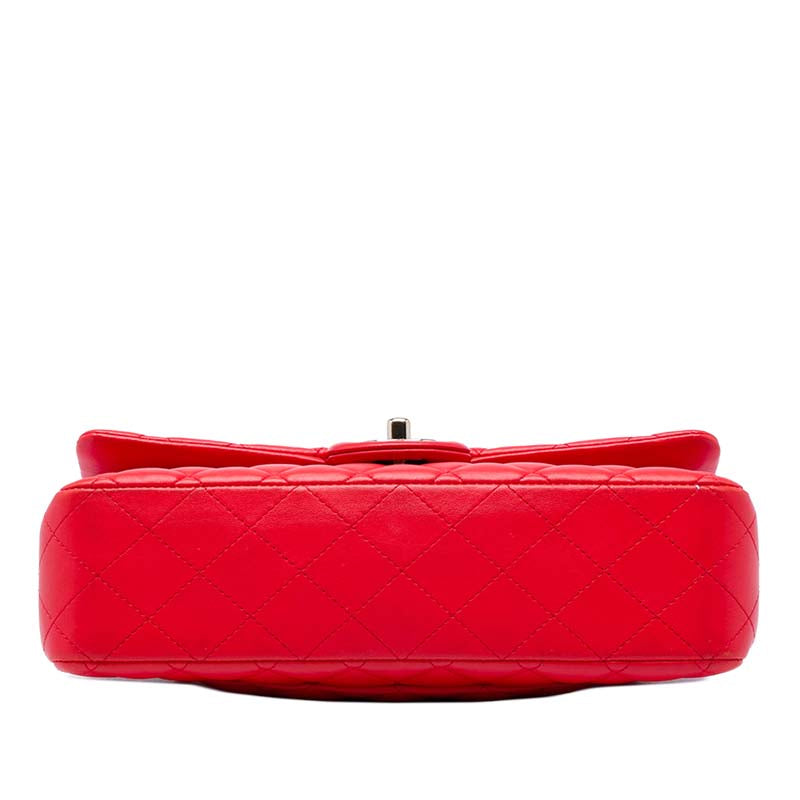 Medium Classic Lambskin Double Flap