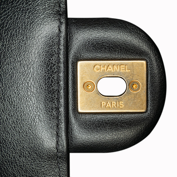 Mini Square Calfskin Coco Embossed Flap
