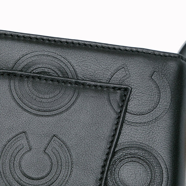 Mini Square Calfskin Coco Embossed Flap
