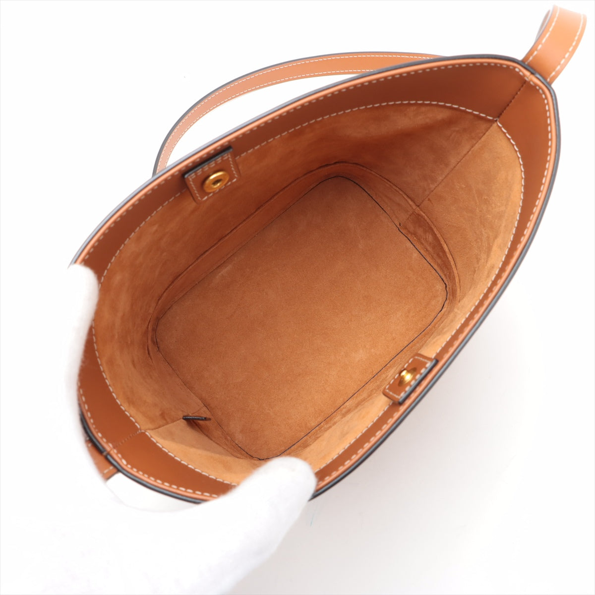 Small Cuir Triomphe Bucket