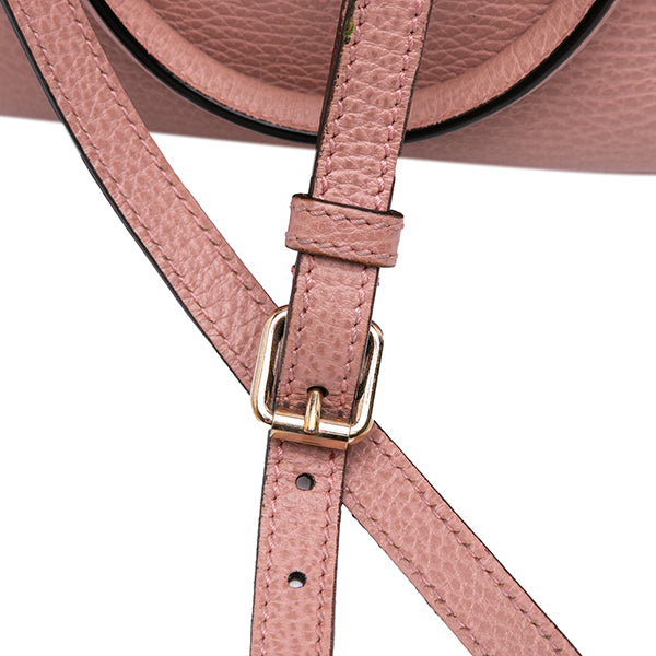 Mini Leather GG Charm Dome Satchel