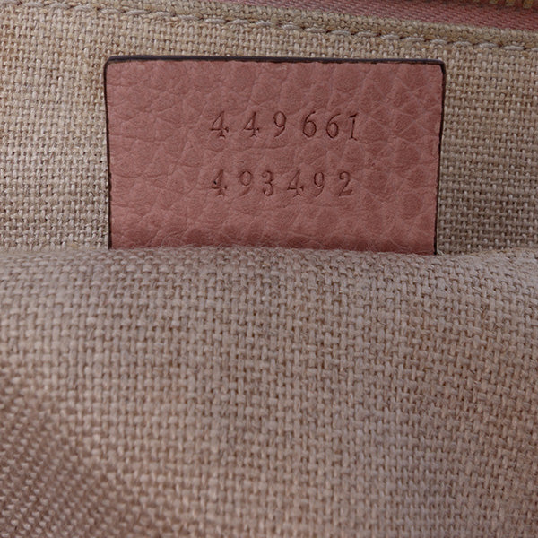 Mini Leather GG Charm Dome Satchel