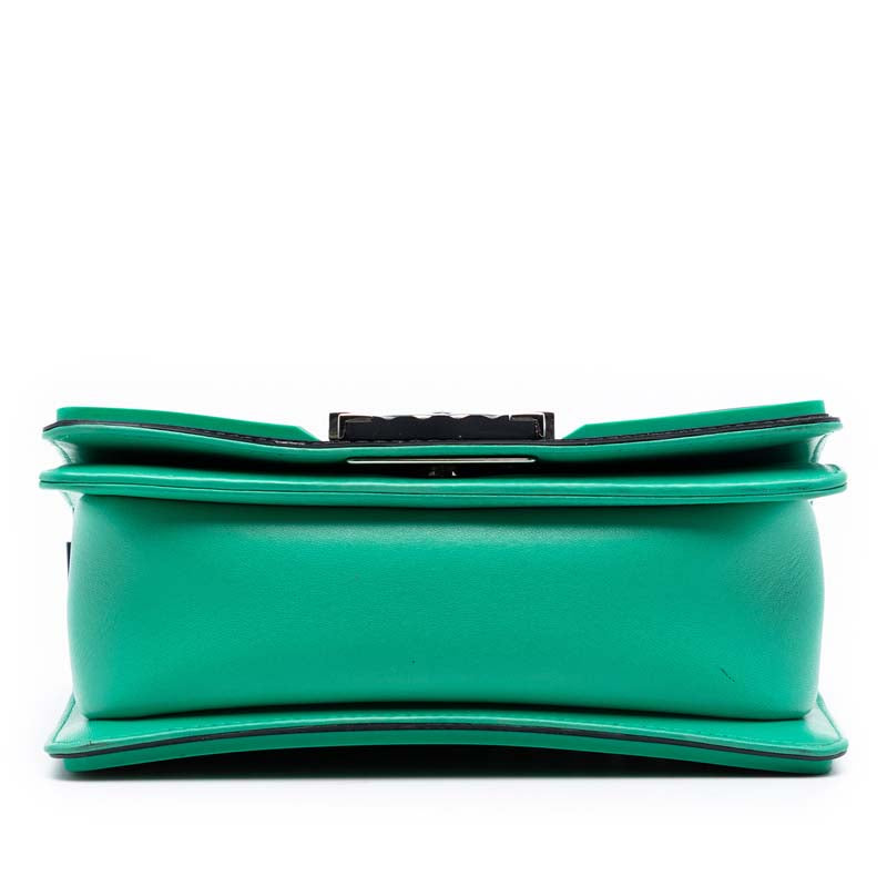 Quilted Lambskin and Rubber Boy Flap