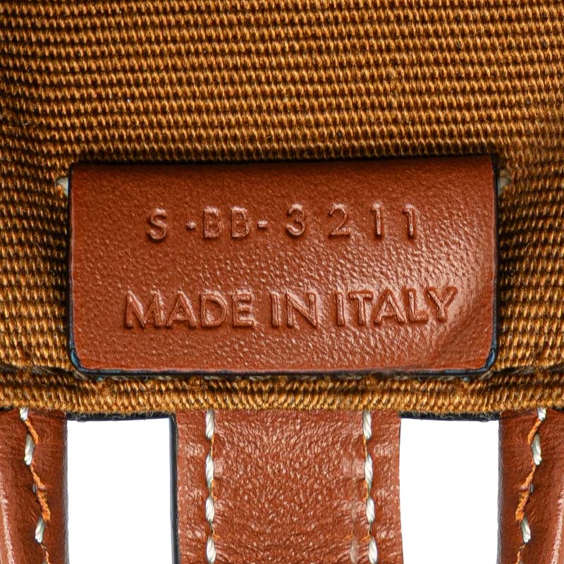 Micro Triomphe Coated Canvas Vertical Cabas Bag Charm